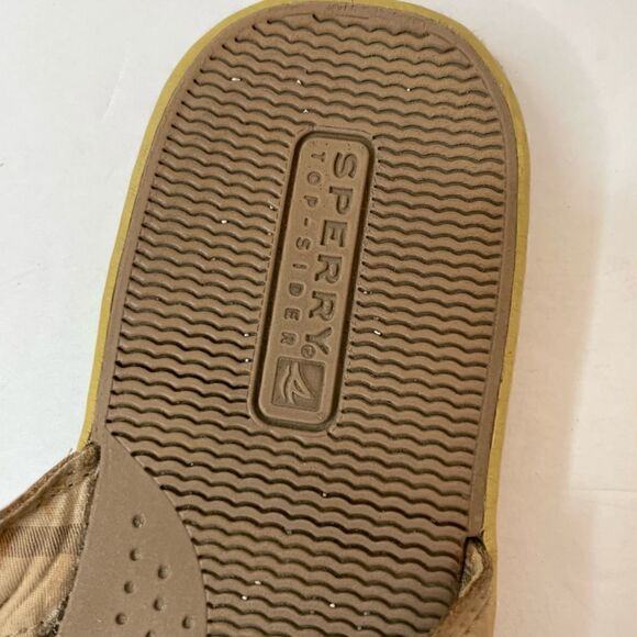 Sperry| Leather Top Sider| Comfort| Natural Thong Sandal - Picture 10 of 13